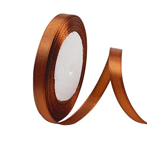 Satinband Braun 10mm, 23 Meters Dekoration Präsent Geschenkband Breit Schleifenband, Stoffband für Kleid Hochzeit, Taufe und Geburtstag Geschenke,Satin Dekoband, Deko Band Geschenkverpackung Satinband Braun 10mm, 23 Meters Dekoration Präsent Geschenkband Breit Schleifenband, Stoffband für Kleid Hochzeit, Taufe und Geburtstag Geschenke,Satin Dekoband, Deko Band Geschenkverpackung von POPOYU