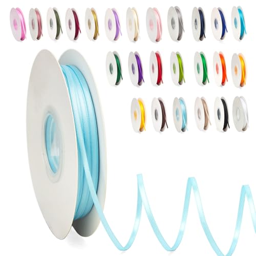 Satinband Himmelblau 3mm,91m Satinbänder Schleifenband Dekoband Doppelseitig Geschenkband Geschenkverpackung Bänder zum Luftballons Blume Handgefertigt Wide Satin Ribbon 0.3CM for Wedding Car Satinband Himmelblau 3mm,91m Satinbänder Schleifenband Dekoband Doppelseitig Geschenkband Geschenkverpackung Bänder zum Luftballons Blume Handgefertigt Wide Satin Ribbon 0.3CM for Wedding Car von POPOYU