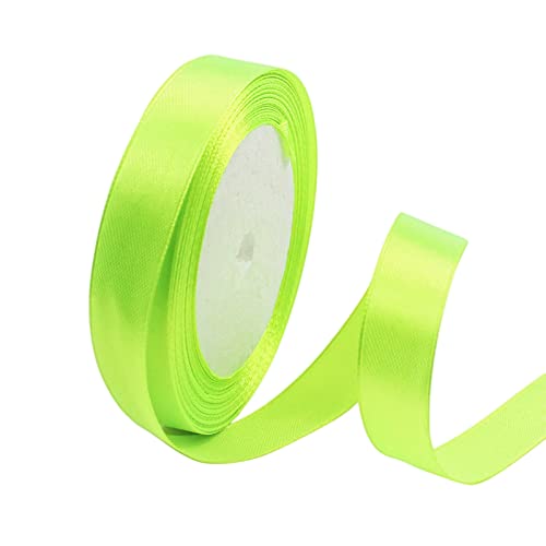 Satinband Leuchtendes Grün 15mm,23Meters Dekoration Präsent Geschenkband Breit Schleifenband, Stoffband für Kleid Hochzeit, Taufe und Geburtstag Geschenke,Satin Dekoband, Deko Band Geschenkverpackung Satinband Leuchtendes Grün 15mm,23Meters Dekoration Präsent Geschenkband Breit Schleifenband, Stoffband für Kleid Hochzeit, Taufe und Geburtstag Geschenke,Satin Dekoband, Deko Band Geschenkverpackung von POPOYU