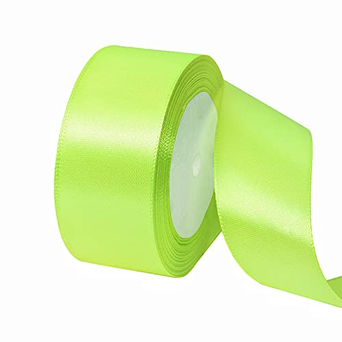 Satinband Leuchtendes Grün 40mm, 23 Meters Dekoration Geschenkband Fein Schleifenband, Stoffband für Luftballons, Hochzeit, Taufe und Geburtstag Geschenke Der Valentinstag Verpackung von Geschenken Satinband Leuchtendes Grün 40mm, 23 Meters Dekoration Geschenkband Fein Schleifenband, Stoffband für Luftballons, Hochzeit, Taufe und Geburtstag Geschenke Der Valentinstag Verpackung von Geschenken von POPOYU