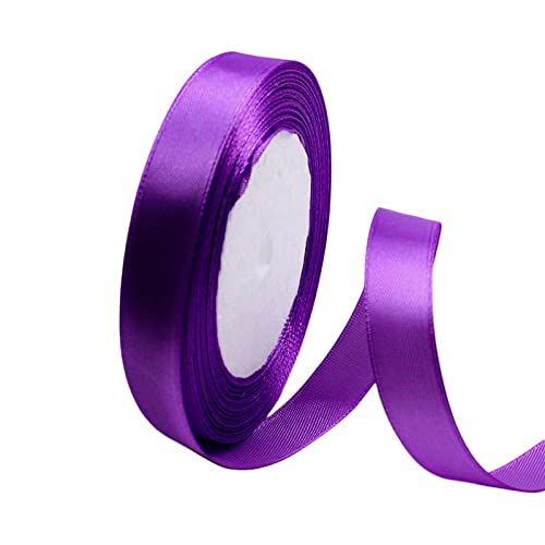 Satinband Lila 10mm, 23 Meters Dekoration Präsent Geschenkband Breit Schleifenband, Stoffband für Kleid Hochzeit, Taufe und Geburtstag Geschenke,Satin Dekoband, Deko Band Geschenkverpackung Satinband Lila 10mm, 23 Meters Dekoration Präsent Geschenkband Breit Schleifenband, Stoffband für Kleid Hochzeit, Taufe und Geburtstag Geschenke,Satin Dekoband, Deko Band Geschenkverpackung von POPOYU