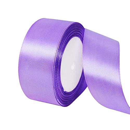Satinband Mittelviolett 40mm, 23 Meters Dekoration Geschenkband Fein Schleifenband, Stoffband für Luftballons, Hochzeit, Taufe und Geburtstag Geschenke Der Valentinstag Verpackung von Geschenken Satinband Mittelviolett 40mm, 23 Meters Dekoration Geschenkband Fein Schleifenband, Stoffband für Luftballons, Hochzeit, Taufe und Geburtstag Geschenke Der Valentinstag Verpackung von Geschenken von POPOYU