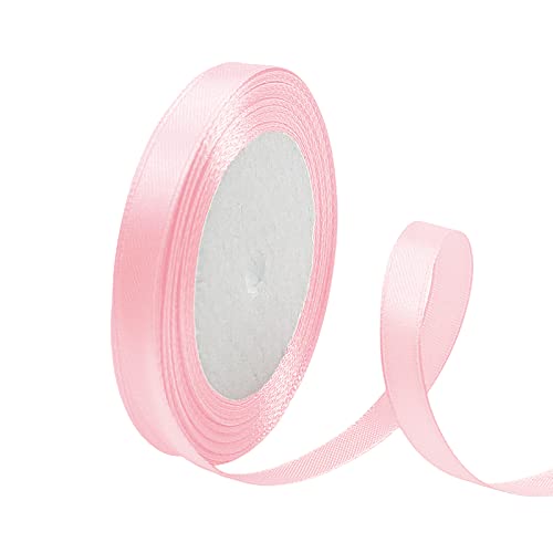 Satinband Rosa 10mm, 22 Meters Dekoration Präsent Geschenkband Breit Schleifenband, Stoffband für Kleid Hochzeit, Taufe und Geburtstag Geschenke,Satin Dekoband, Deko Band Geschenkverpackung Satinband Rosa 10mm, 22 Meters Dekoration Präsent Geschenkband Breit Schleifenband, Stoffband für Kleid Hochzeit, Taufe und Geburtstag Geschenke,Satin Dekoband, Deko Band Geschenkverpackung von POPOYU