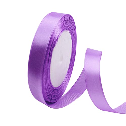 POPOYU Satinband Lila 15mm, 23 Meters Dekoration Präsent Geschenkband Breit Schleifenband, Stoffband für Kleid Hochzeit, Taufe und Geburtstag Geschenke,Satin Dekoband, Deko Band Geschenkverpackung POPOYU Satinband Lila 15mm, 23 Meters Dekoration Präsent Geschenkband Breit Schleifenband, Stoffband für Kleid Hochzeit, Taufe und Geburtstag Geschenke,Satin Dekoband, Deko Band Geschenkverpackung von POPOYU