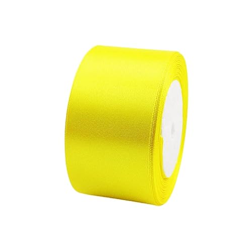 Satinband Zitronengelb 50mm, 23 Meters Dekoration Präsent Geschenkband breit Schleifenband, Stoffband für kleid Hochzeit, Taufe und Geburtstag Geschenke,Satin Dekoband, Deko Band Geschenkverpackung Satinband Zitronengelb 50mm, 23 Meters Dekoration Präsent Geschenkband breit Schleifenband, Stoffband für kleid Hochzeit, Taufe und Geburtstag Geschenke,Satin Dekoband, Deko Band Geschenkverpackung von POPOYU