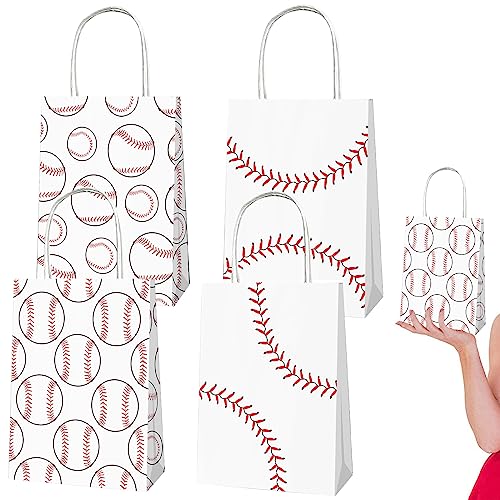 Softball Gifts Paper Bags,4 Stück Baseball Papier Geschenktüten Süßigkeiten Beutel Mitgebsel Tüten mit Griff Baseball Mottoparty Geschenktüten für erwachsener Kindergeburtstag Party Dekorationen Softball Gifts Paper Bags,4 Stück Baseball Papier Geschenktüten Süßigkeiten Beutel Mitgebsel Tüten mit Griff Baseball Mottoparty Geschenktüten für erwachsener Kindergeburtstag Party Dekorationen von POPOYU