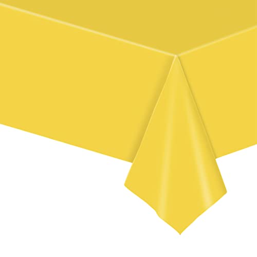 Tischdecke Gelb Einweg Tischdecke Tischtuch Plastiktischdecke 137x274cm,Tischtuch Rechteckige Tischabdeckung Gartentischdecke Outdoor Table Cloth für Gastronomie,Feste,Party,Hochzeiten oder Haushalt Tischdecke Gelb Einweg Tischdecke Tischtuch Plastiktischdecke 137x274cm,Tischtuch Rechteckige Tischabdeckung Gartentischdecke Outdoor Table Cloth für Gastronomie,Feste,Party,Hochzeiten oder Haushalt von POPOYU