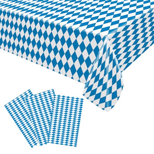 3Pcs Tischdecke Rechteckig Blue Party Tischdecke,Tischdecke Raute Oktoberfest Tischdecke Bierzeltgarnitur Tischdeko Wiesn Deko Bayerische Deko Bayrisch Tischtuch Blau Weiß Bayernraute Partytischdecke 3Pcs Tischdecke Rechteckig Blue Party Tischdecke,Tischdecke Raute Oktoberfest Tischdecke Bierzeltgarnitur Tischdeko Wiesn Deko Bayerische Deko Bayrisch Tischtuch Blau Weiß Bayernraute Partytischdecke von POPOYU