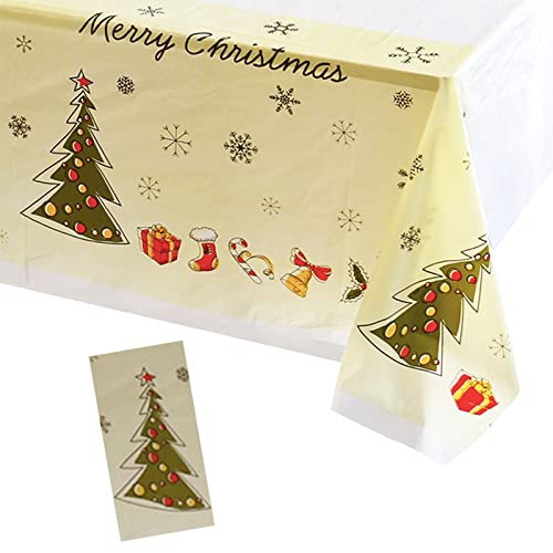 Tischdecke Rechteckig,Weihnachtstischdecke Blanc,137x274cm Tischdecke Weihnachten Rechteckige Weihnachten Tischhussen Tischläufe Xmas Tischdecke Esstischdecke,Groß Tischläufer Weihnachts Party Tischdecke Rechteckig,Weihnachtstischdecke Blanc,137x274cm Tischdecke Weihnachten Rechteckige Weihnachten Tischhussen Tischläufe Xmas Tischdecke Esstischdecke,Groß Tischläufer Weihnachts Party von POPOYU
