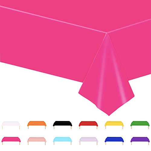 Tischdecke Rosa Rosa,137x274cm Einweg Tischdecke Tischtuch Plastiktischdecke,Tischtuch Rechteckige Tischabdeckung Gartentischdecke Outdoor Table Cloth für Gastronomie,Party,Hochzeiten oder Haushalt Tischdecke Rosa Rosa,137x274cm Einweg Tischdecke Tischtuch Plastiktischdecke,Tischtuch Rechteckige Tischabdeckung Gartentischdecke Outdoor Table Cloth für Gastronomie,Party,Hochzeiten oder Haushalt von POPOYU