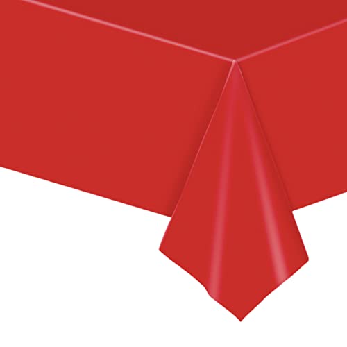 Tischdecke Rot Einweg Tischdecke Tischtuch Plastiktischdecke 137x274cm,Tischtuch Rechteckige Tischabdeckung Gartentischdecke Outdoor Table Cloth für Gastronomie,Feste,Party,Hochzeiten oder Haushalt Tischdecke Rot Einweg Tischdecke Tischtuch Plastiktischdecke 137x274cm,Tischtuch Rechteckige Tischabdeckung Gartentischdecke Outdoor Table Cloth für Gastronomie,Feste,Party,Hochzeiten oder Haushalt von POPOYU