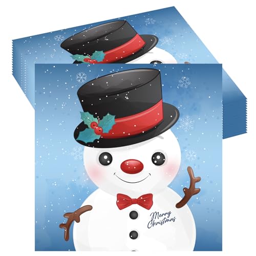 Weihnachtsservietten, Weihnachtsmann, Rentiermuster, Taschentuch-Dinner Weihnachts-Weihnachts-Cocktailservietten, weihnachtliche Papierservietten aus Seidenpapier Weihnachtsservietten, Weihnachtsmann, Rentiermuster, Taschentuch-Dinner Weihnachts-Weihnachts-Cocktailservietten, weihnachtliche Papierservietten aus Seidenpapier von POPOYU