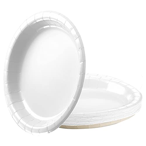 Weiss Pappteller,16 Stück Einwegteller Weiss,23CM Rund Teller Einmalteller Einweg Geschirr,9inch Partyteller Einmalgeschirr Tisch Dekorationen Partygeschirr für Hochzeit Garten Geburtstag Party Weiss Pappteller,16 Stück Einwegteller Weiss,23CM Rund Teller Einmalteller Einweg Geschirr,9inch Partyteller Einmalgeschirr Tisch Dekorationen Partygeschirr für Hochzeit Garten Geburtstag Party von POPOYU