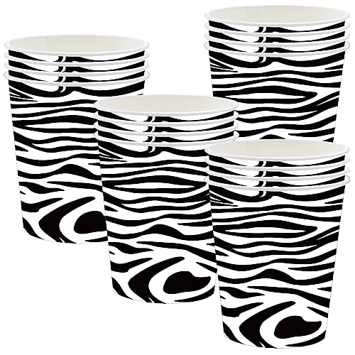 Zebra-Druck Partybecher 16 Stück Dschungel Tier Druck Pappbecher für Babyparty Kindergeburtstag Pappbecher mit Dschungeltieren für Dschungel Safari Geburtstag Party Dekorationen Zebra-Druck Partybecher 16 Stück Dschungel Tier Druck Pappbecher für Babyparty Kindergeburtstag Pappbecher mit Dschungeltieren für Dschungel Safari Geburtstag Party Dekorationen von POPOYU