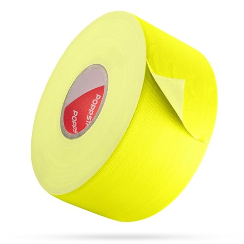 POPPSTAR Neon UV Klebeband 25m x 50mm, fluoreszierendes Gewebeklebeband, neongelb, 1 Rolle POPPSTAR Neon UV Klebeband 25m x 50mm, fluoreszierendes Gewebeklebeband, neongelb, 1 Rolle von POPPSTAR