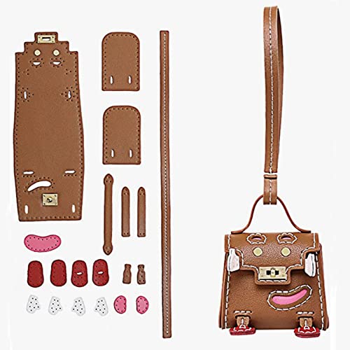 POPSEWING Puppen-Taschenanhänger aus echtem Leder für Handtaschen, niedliche Puppen-Anhänger-DIY-Kits für Mädchen, Designer-Taschenanhänger mit Nähsets für Frauen, einzigartige Geschenke POPSEWING Puppen-Taschenanhänger aus echtem Leder für Handtaschen, niedliche Puppen-Anhänger-DIY-Kits für Mädchen, Designer-Taschenanhänger mit Nähsets für Frauen, einzigartige Geschenke von POPSEWING