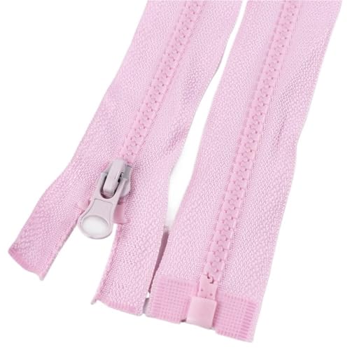 3 Stück Harzreißverschlüsse Nr. 5, Länge 40 cm – 120 cm, präziser offener Auto-Lock-Reißverschluss for DIY-Nähzubehör(133,80cm) von POQAX