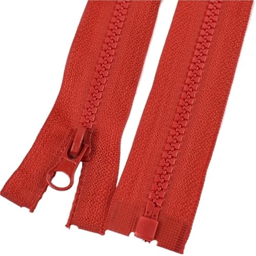3 Stück Harzreißverschlüsse Nr. 5, Länge 40 cm – 120 cm, präziser offener Auto-Lock-Reißverschluss for DIY-Nähzubehör(148,100cm) von POQAX