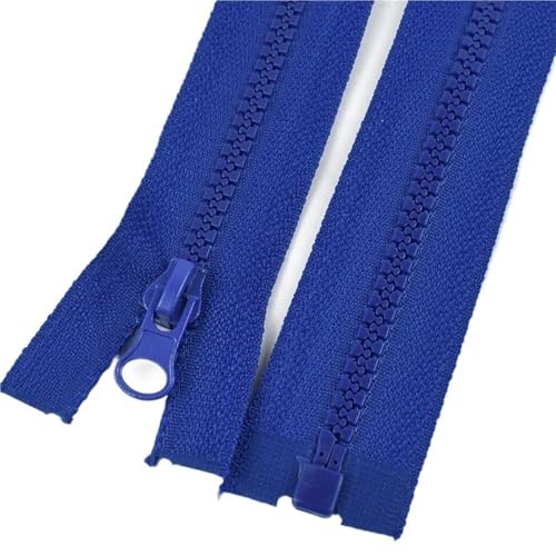3 Stück Harzreißverschlüsse Nr. 5, Länge 40 cm – 120 cm, präziser offener Auto-Lock-Reißverschluss for DIY-Nähzubehör(223,70cm) von POQAX