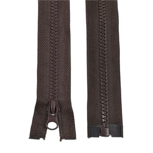 3 Stück Harzreißverschlüsse Nr. 5, Länge 40 cm – 120 cm, präziser offener Auto-Lock-Reißverschluss for DIY-Nähzubehör(302,90cm) von POQAX