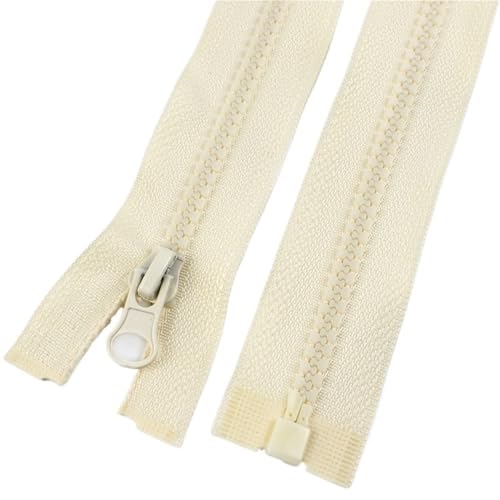 3 Stück Harzreißverschlüsse Nr. 5, Länge 40 cm – 120 cm, präziser offener Auto-Lock-Reißverschluss for DIY-Nähzubehör(306,60cm) von POQAX