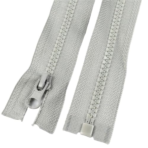 3 Stück Harzreißverschlüsse Nr. 5, Länge 40 cm – 120 cm, präziser offener Auto-Lock-Reißverschluss for DIY-Nähzubehör(310,60cm) von POQAX