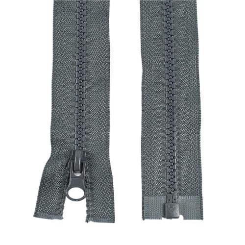 3 Stück Harzreißverschlüsse Nr. 5, Länge 40 cm – 120 cm, präziser offener Auto-Lock-Reißverschluss for DIY-Nähzubehör(320,50cm) von POQAX