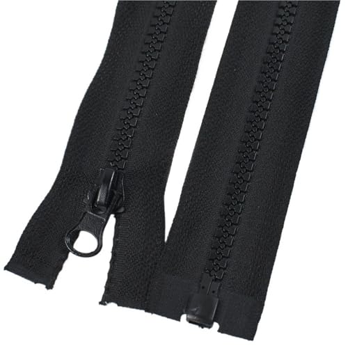 3 Stück Harzreißverschlüsse Nr. 5, Länge 40 cm – 120 cm, präziser offener Auto-Lock-Reißverschluss for DIY-Nähzubehör(322,80cm) von POQAX