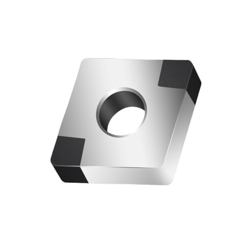 POQAX 1 Stück CBN-Einsätze for die CNC-Bearbeitung, schlagfeste Schneidwerkzeuge aus Gusseisen/Stahl WNGA DNGA VNGA CNGA(CNGA120404 2T CBN) von POQAX