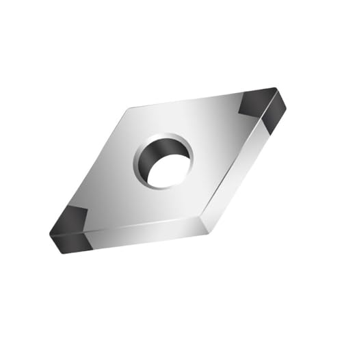 POQAX 1 Stück CBN-Einsätze for die CNC-Bearbeitung, schlagfeste Schneidwerkzeuge aus Gusseisen/Stahl WNGA DNGA VNGA CNGA(DNGA150408 2T CBN) von POQAX