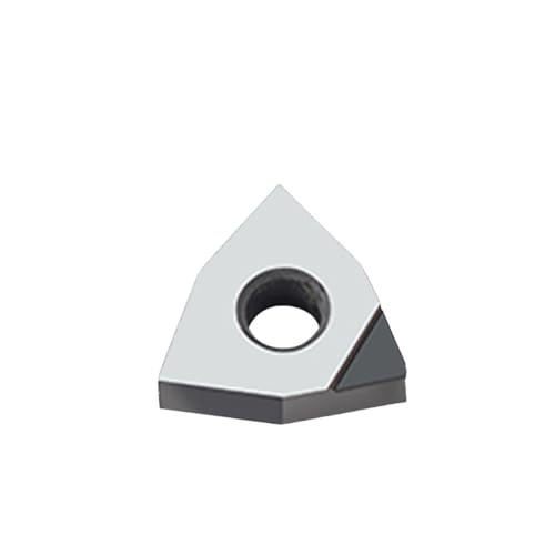 POQAX 1 Stück CBN-Einsätze for die CNC-Bearbeitung, schlagfeste Schneidwerkzeuge aus Gusseisen/Stahl WNGA DNGA VNGA CNGA(WNGA080408 1T CBN) von POQAX