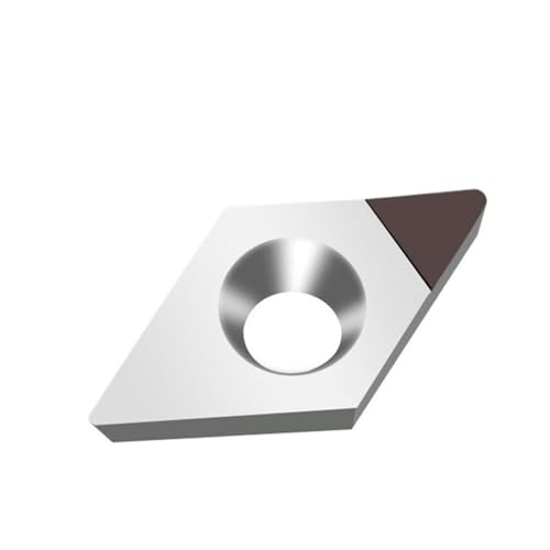 POQAX 1 Stück Diamant-PCD/CBN-Dreheinsätze DCMT11T308, CNC-Hartmetall-Drehwerkzeug DCMT070202 DCMT11T304(CBN-DCMT070204) von POQAX