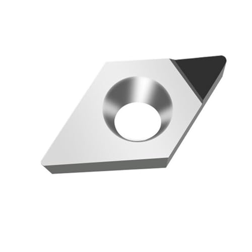 POQAX 1 Stück Diamant-PCD/CBN-Dreheinsätze DCMT11T308, CNC-Hartmetall-Drehwerkzeug DCMT070202 DCMT11T304(PCD-DCMT11T302) von POQAX