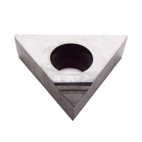 POQAX 1 Stück TCGT CBN-Drehwerkzeug for harten Stahl/Gusseisen, PCD-Diamant-Hartmetalleinsätze, hohe Bearbeitungsgenauigkeit(PCD,TCGT110201) von POQAX