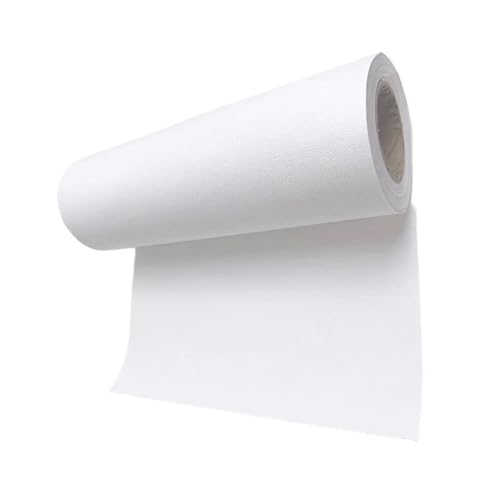 POQAX Grundierte weiße Leere Baumwoll-Leinwand, 1 m/5 m Länge, Leinwandrolle for Üben der Handmalerei, 28–50 cm Breite, 1 Stück(48cmx5m) von POQAX