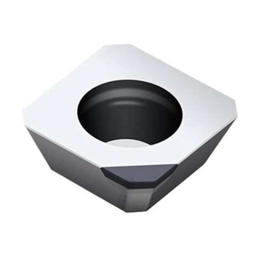 POQAX Hartmetall-Drehwerkzeuge SEHT1204 SEHT120408, SEKT1204 SEKT1208 Drehmaschine PCD-Einsatz for Aluminium(5PCS,SEHT120404 PCD) von POQAX
