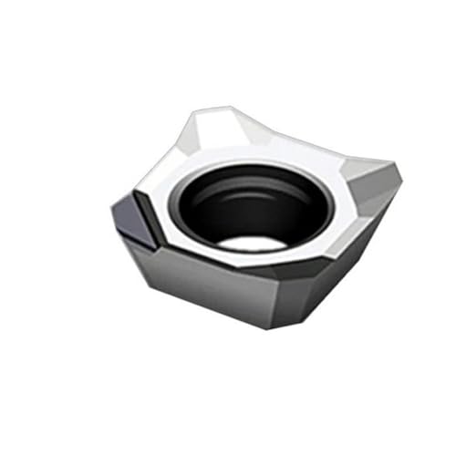 POQAX Hartmetall-Drehwerkzeuge SEHT1204 SEHT120408, SEKT1204 SEKT1208 Drehmaschine PCD-Einsatz for Aluminium(5PCS,SEKT120404 PCD) von POQAX