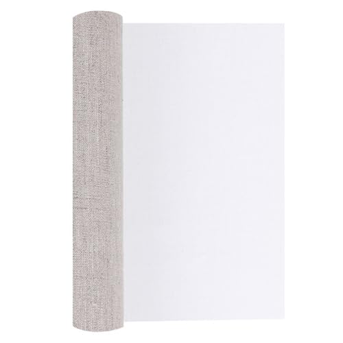 POQAX Professionelle Leere Leinwandrolle for Malen, 100 cm x 68 cm, grundierte Malleinwand aus Leinenmischung, 1 Stück POQAX Professionelle Leere Leinwandrolle for Malen, 100 cm x 68 cm, grundierte Malleinwand aus Leinenmischung, 1 Stück von POQAX