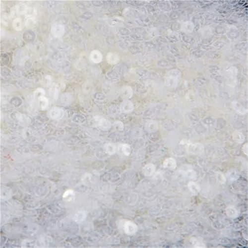 Transparente Pailletten, 3–30 mm, Kleidungszubehör, flache/becherförmige, runde, lose PVC-Pailletten for Hochzeitsdekoration, 10 g(4mm clear) von POQAX
