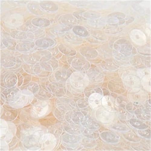 Transparente Pailletten, 3–30 mm, Kleidungszubehör, flache/becherförmige, runde, lose PVC-Pailletten for Hochzeitsdekoration, 10 g(5mm clear) von POQAX