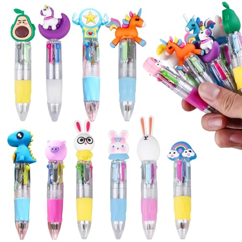 PORFOYO Mehrfarbiger Kugelschreiber, 4 Farben Kugelschreiber 0.7mm, 4-in-1 Mehrfarbiger Einziehbarer Kugelschreiber, Tierische Kugelschreiber für Büro, Schulbedarf, Studenten, Kinder Geschenk PORFOYO Mehrfarbiger Kugelschreiber, 4 Farben Kugelschreiber 0.7mm, 4-in-1 Mehrfarbiger Einziehbarer Kugelschreiber, Tierische Kugelschreiber für Büro, Schulbedarf, Studenten, Kinder Geschenk von PORFOYO