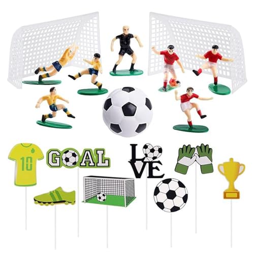 19 Stück Fußball Cake Topper Fussball Tortendeko Set Fussball Torten Deko Fußball Kuchen Deko Soccer Cupcake Topper Für Junge Fußball Sport Thema Geburtstag Party Deko 19 Stück Fußball Cake Topper Fussball Tortendeko Set Fussball Torten Deko Fußball Kuchen Deko Soccer Cupcake Topper Für Junge Fußball Sport Thema Geburtstag Party Deko von PORUPAEL