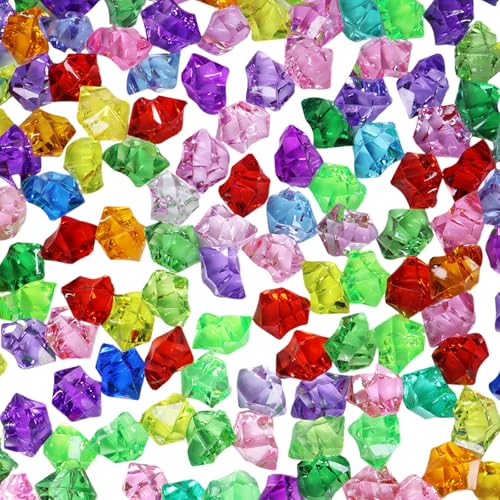 500 g Piraten-Juwelen, Schatz, Acryl-Diamant-Edelsteine, Schmucksteine, dekorative Glassteine, farbige Glasperlen, Acryl, Eisstein, Kristalle, Schatzsteine für Vasen, Aquarium, Aquarium-Dekorationen 500 g Piraten-Juwelen, Schatz, Acryl-Diamant-Edelsteine, Schmucksteine, dekorative Glassteine, farbige Glasperlen, Acryl, Eisstein, Kristalle, Schatzsteine für Vasen, Aquarium, Aquarium-Dekorationen von PORUPAEL