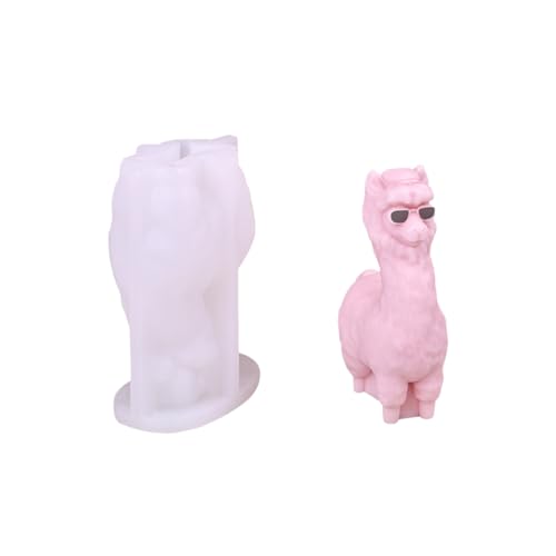 Hase Silikon Kerzen Formen Ostern Kerzenform 3D Osterhasen Silikonformen Gießformen Ostern Kerzen Silikonform Candle Mold Kerzen Formen Silikon DIY Ostern Dekoration (Alpaka-A) von PORUPAEL
