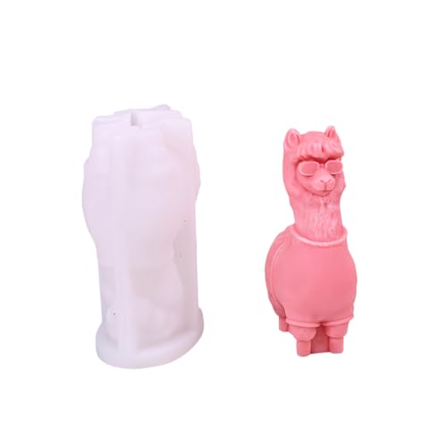 Hase Silikon Kerzen Formen Ostern Kerzenform 3D Osterhasen Silikonformen Gießformen Ostern Kerzen Silikonform Candle Mold Kerzen Formen Silikon DIY Ostern Dekoration (Alpaka-B) von PORUPAEL