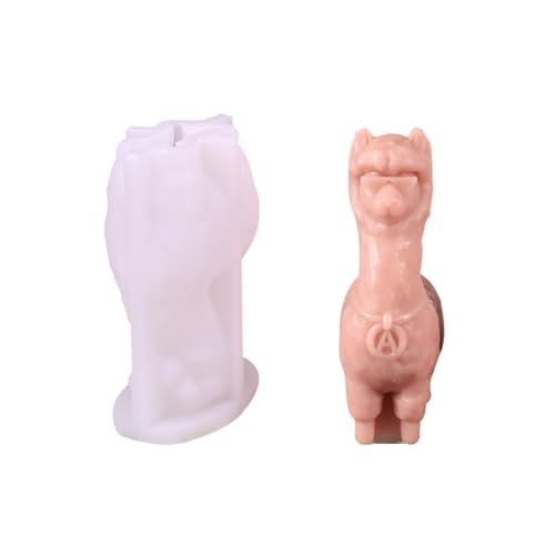 Hase Silikon Kerzen Formen Ostern Kerzenform 3D Osterhasen Silikonformen Gießformen Ostern Kerzen Silikonform Candle Mold Kerzen Formen Silikon DIY Ostern Dekoration (Alpaka-C) von PORUPAEL