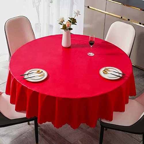 200 cm Tischdecke, rund, wasserdicht, schmutzabweisend, Wachstuch, wasserdicht, PVC, Küche, für Picknick, Außenbereich, Garten 200 cm Tischdecke, rund, wasserdicht, schmutzabweisend, Wachstuch, wasserdicht, PVC, Küche, für Picknick, Außenbereich, Garten von PORUTE