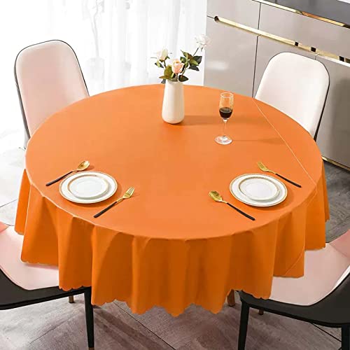 PORUTE Runde Tischdecke, 180 cm, wasserabweisend, auslaufsicher, Polyester-Tischdecke, waschbare Tischdecke, PVC-Tischdecke für runden Tisch, für den Innen- und Außenbereich PORUTE Runde Tischdecke, 180 cm, wasserabweisend, auslaufsicher, Polyester-Tischdecke, waschbare Tischdecke, PVC-Tischdecke für runden Tisch, für den Innen- und Außenbereich von PORUTE
