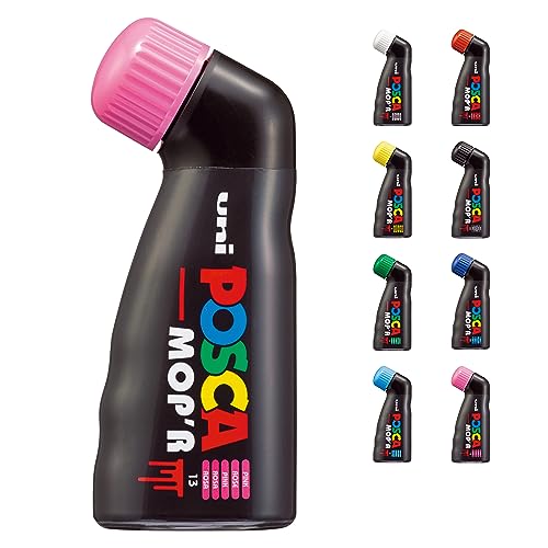POSCA uni-ball 183228 - POSCA Marker MOP´R PCM-22, runde Stempelspitze 3 - 19 mm, pink, 1 Stück, ergonomische Form POSCA uni-ball 183228 - POSCA Marker MOP´R PCM-22, runde Stempelspitze 3 - 19 mm, pink, 1 Stück, ergonomische Form von POSCA
