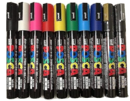 POSCA Colouring PC-5M Marker, 10 Stück von POSCA